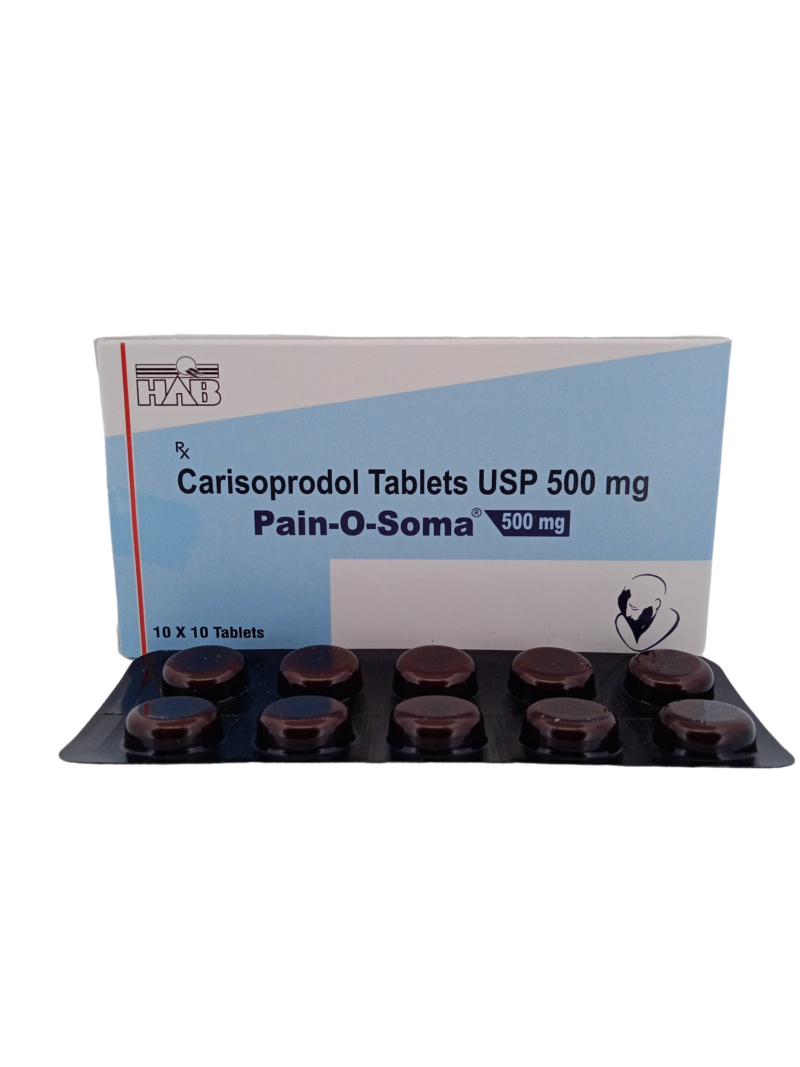 PAIN O SOMA 500MG - 10 TABLETS - Image 2