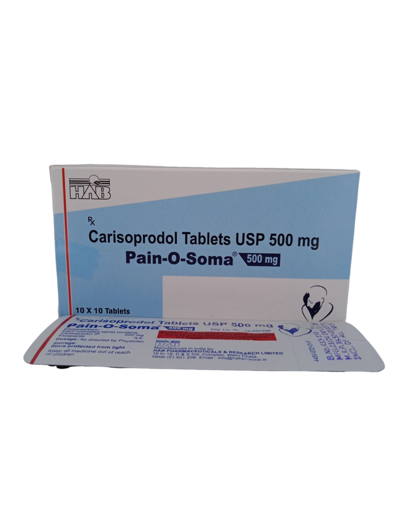 PAIN O SOMA 500MG - 10 TABLETS - Image 3