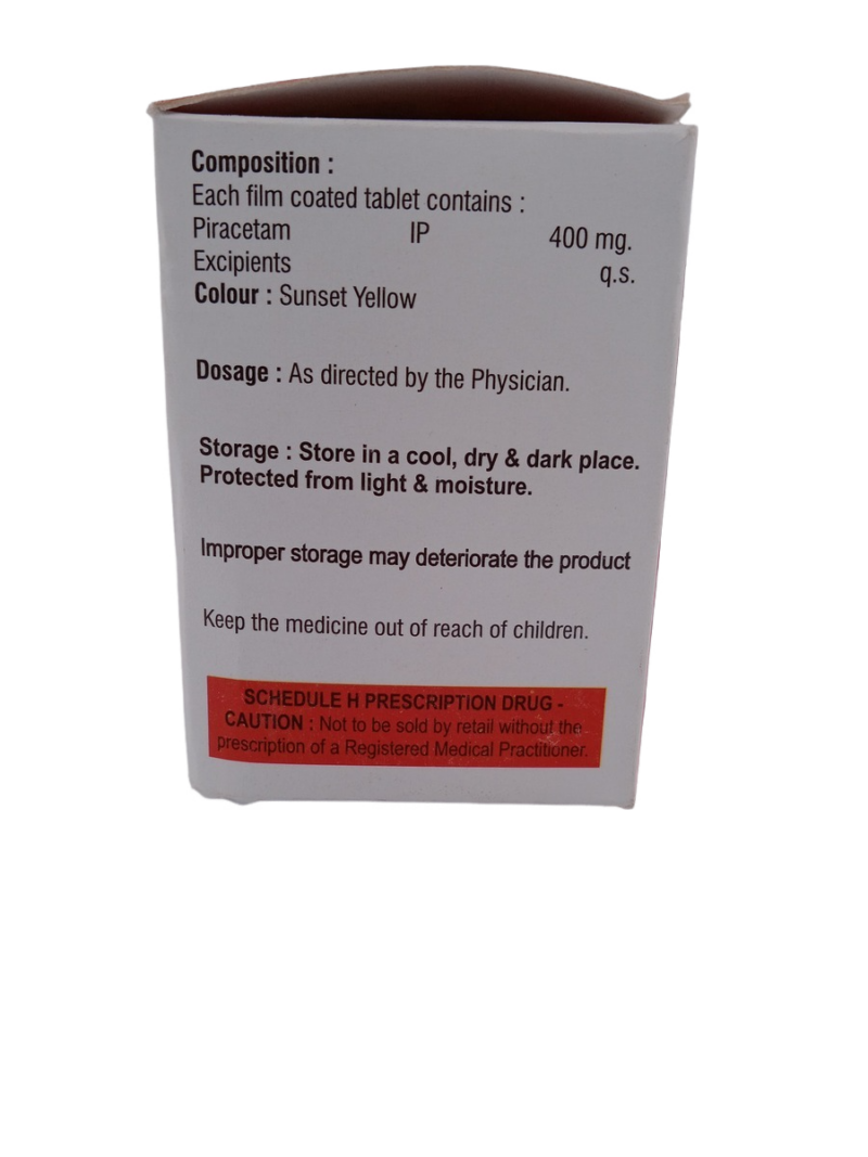 PIRETAM 400 MG - 10 TABLET - Image 4