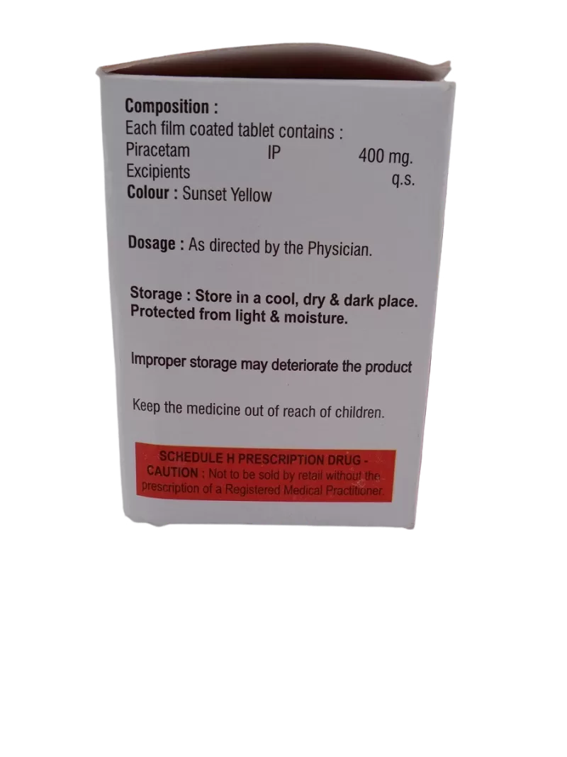 PIRETAM 400 MG - 10 TABLET - Image 4
