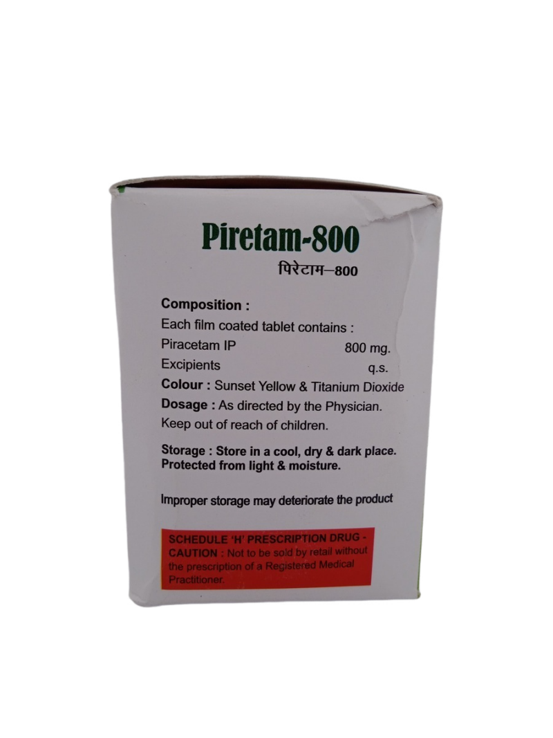 PIRETAM 800 MG - 10 TABLETS - Image 4