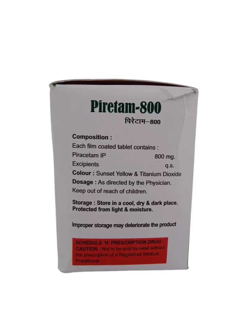 PIRETAM 800 MG - 10 TABLETS - Image 4