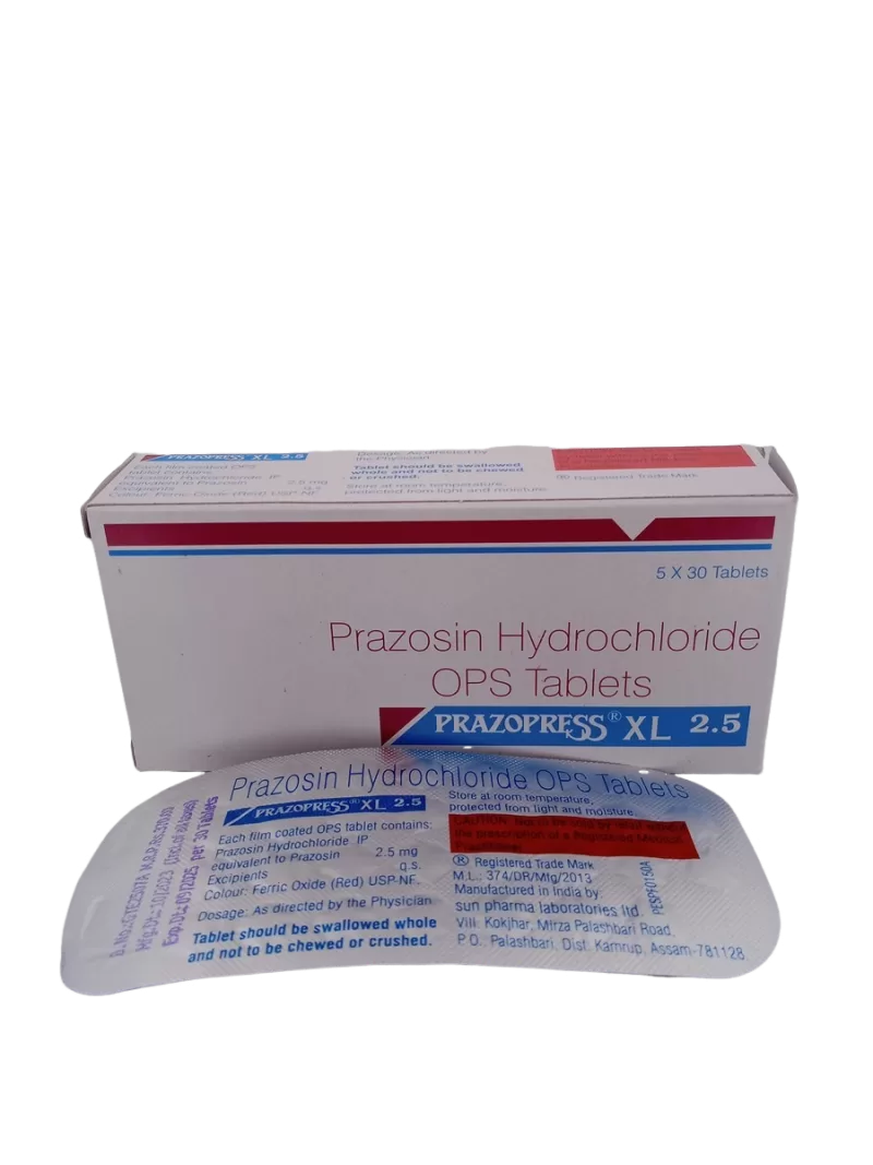 PRAZOPRESS XL 2.5 MG - 30 TABLET - Image 3