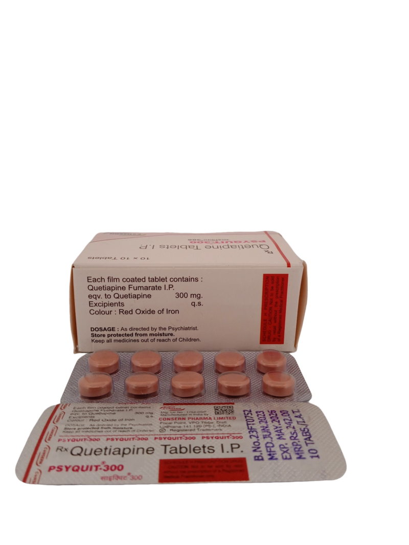PSYQUIT 300 MG - 10 TABLETS - Image 2