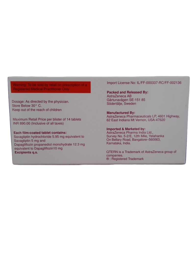 QTERN 5MG/10MG - 14 TABLETS - Image 2