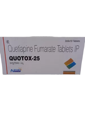 QUOTOX 25 MG - 10 TABLETS