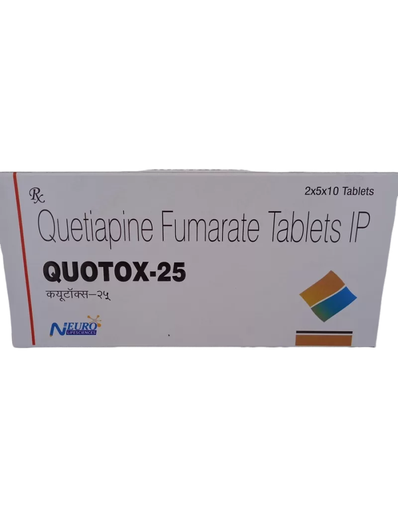 QUOTOX 25 MG - 10 TABLETS
