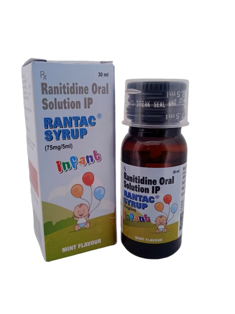 RANTAC SYRUP 75MG/5ML - 1 BOTTLE OF 30ML - Image 2