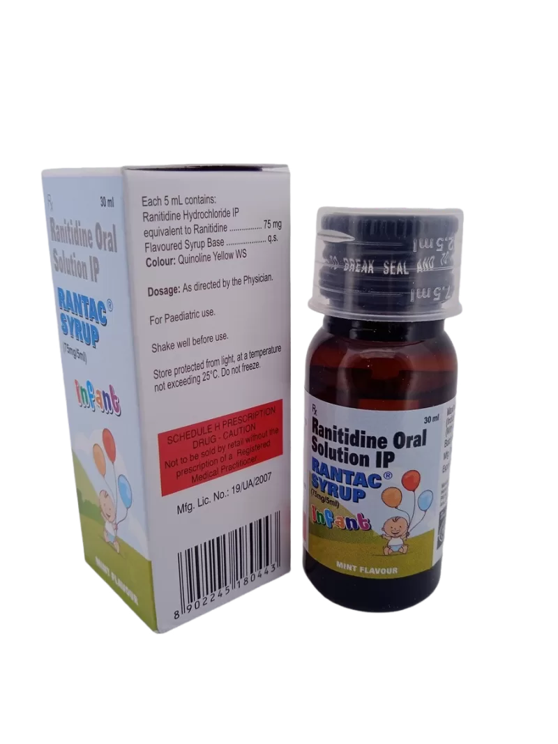 RANTAC SYRUP 75MG/5ML - 1 BOTTLE OF 30ML - Image 4