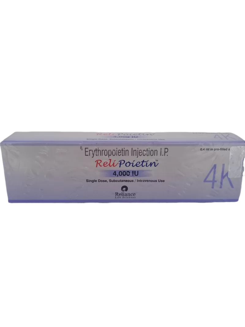 RELI POIETIN 4000 IU - 1 PRE-FILLED SYRINGE 0.4ML