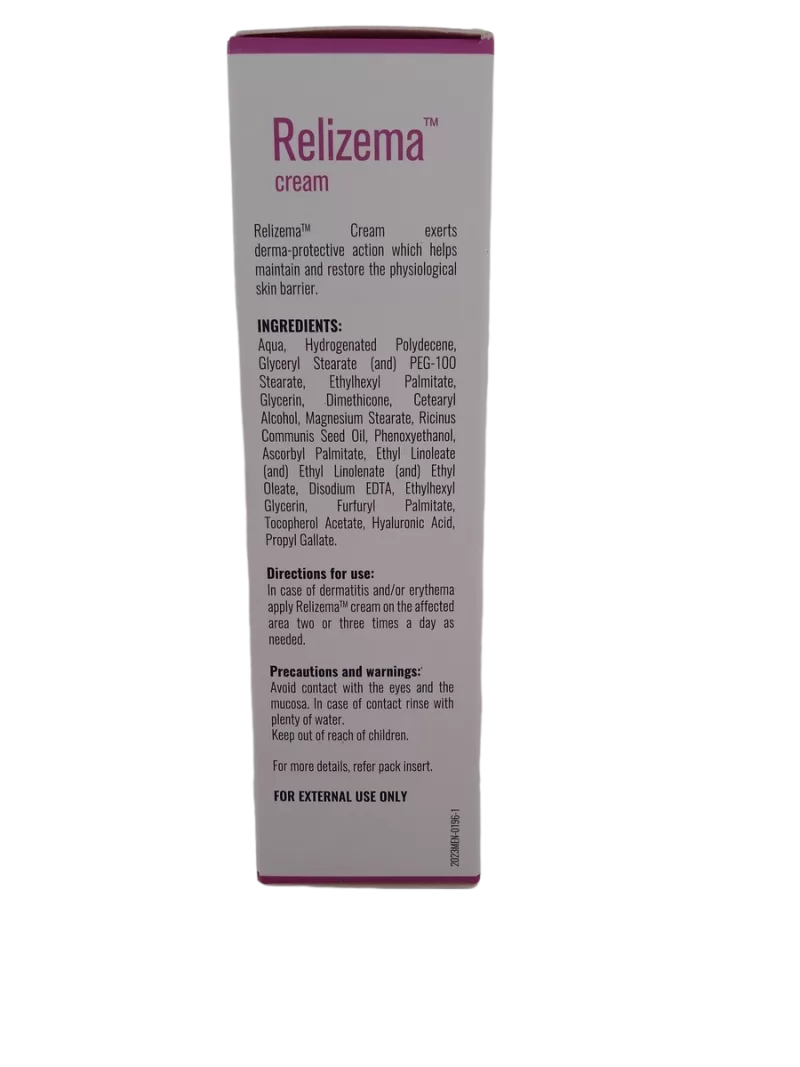 RELIZEMA CREAM - 1 TUBE OF 50ML - Image 2
