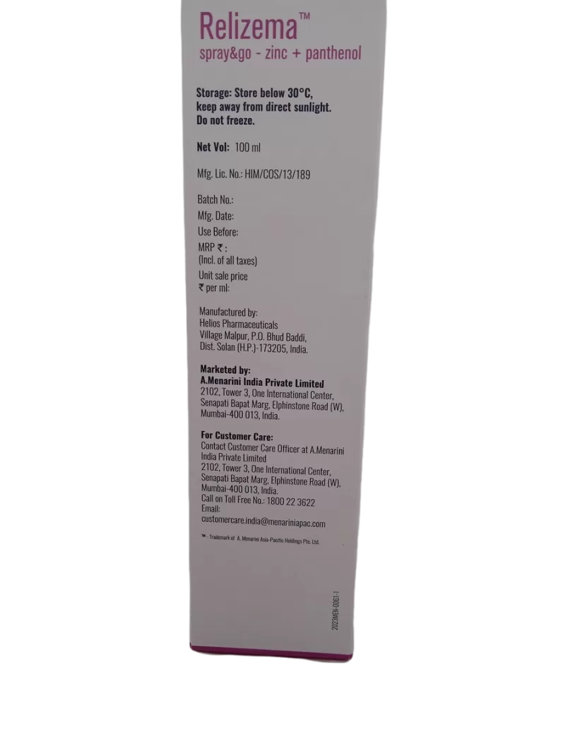 RELIZEMA SPRAY&GO - 1 TUBE OF100ML - Image 4