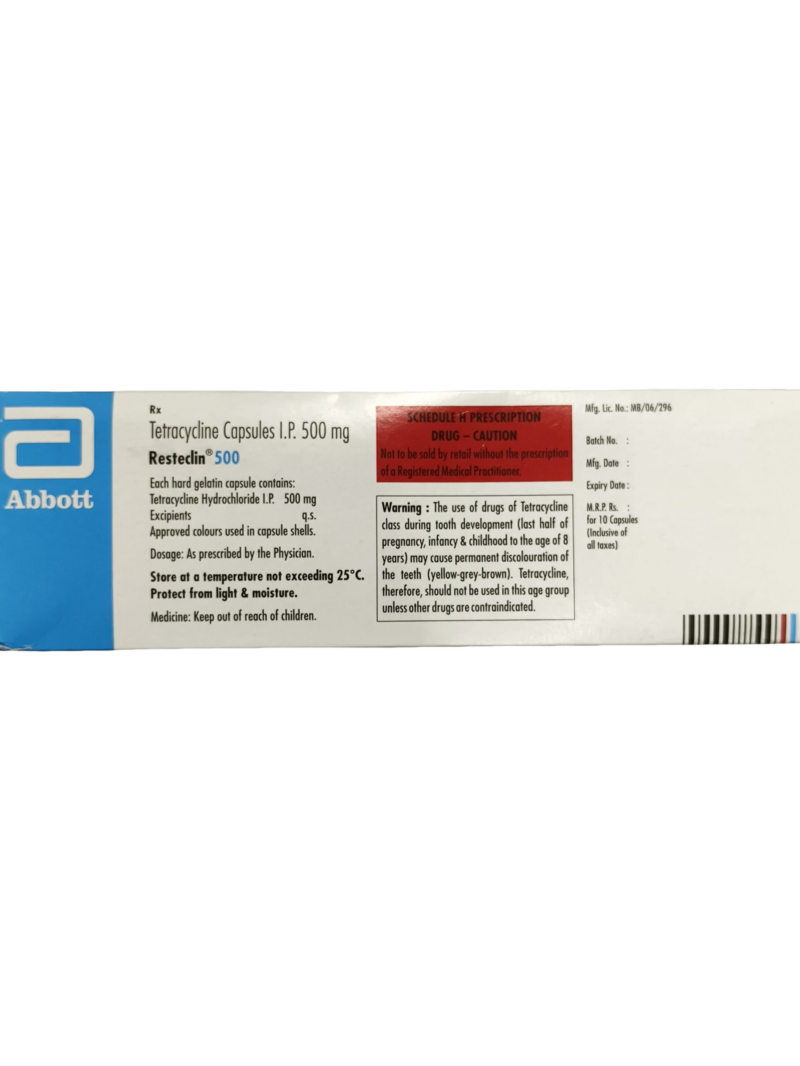 RESTECLIN 500 MG - 10 TABLETS - Image 4