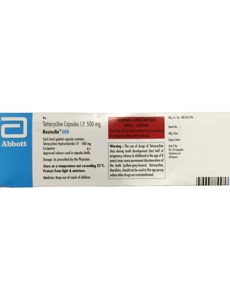 RESTECLIN 500 MG - 10 TABLETS - Image 4