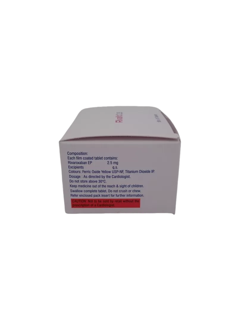 RIVAFLO 2.5 MG - 10 TABLETS - Image 4