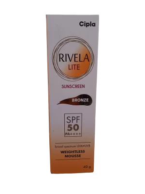 RIVELA LITE SUNSCREEN BRONZE - 1 TUBE OF 40g
