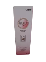 RIVELA TINT SUNSCREEN LOTION - 1 BOTTLE OF 50ML