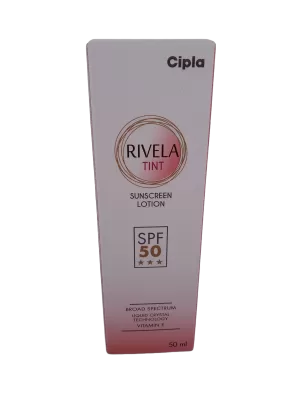 RIVELA TINT SUNSCREEN LOTION - 1 BOTTLE OF 50ML