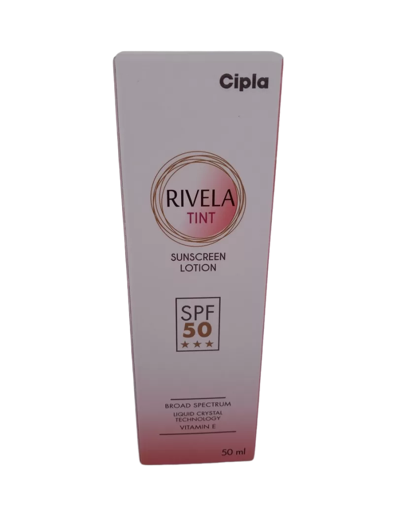 RIVELA TINT SUNSCREEN LOTION - 1 BOTTLE OF 50ML