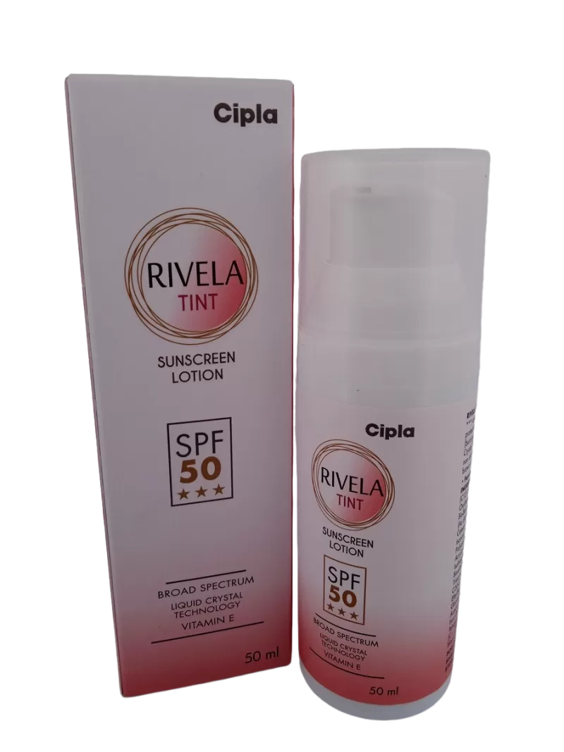 RIVELA TINT SUNSCREEN LOTION - 1 BOTTLE OF 50ML - Image 2