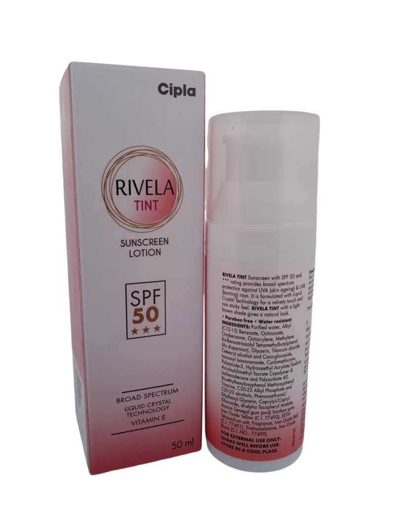 RIVELA TINT SUNSCREEN LOTION - 1 BOTTLE OF 50ML - Image 3