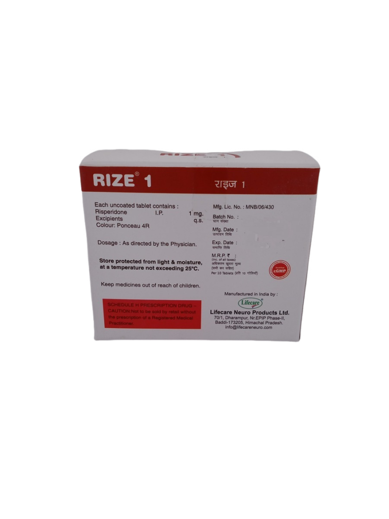 RIZE 1 MG - 10 TABLETS - Image 4