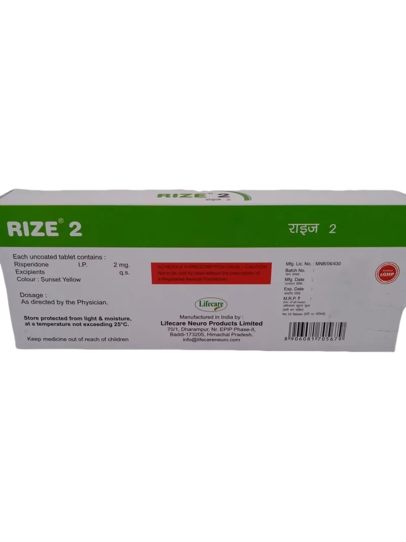RIZE 2 MG - 10 TABLETS - Image 4