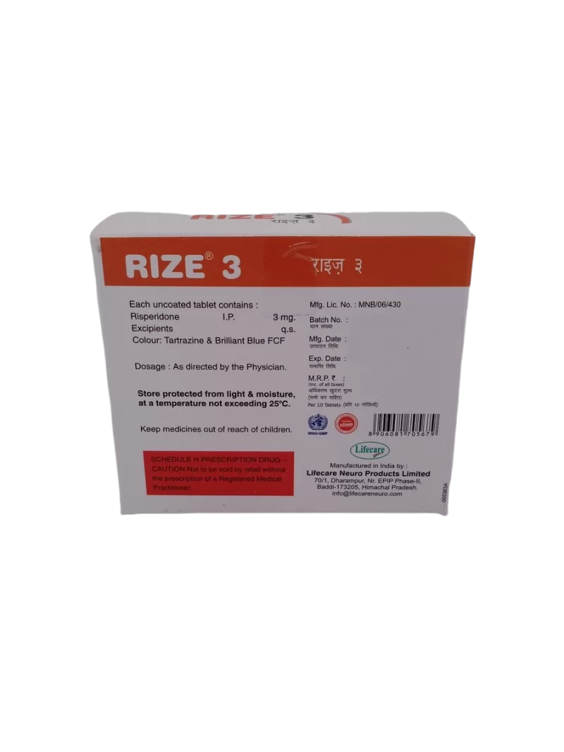 RIZE 3 MG - 10 TABLETS - Image 4