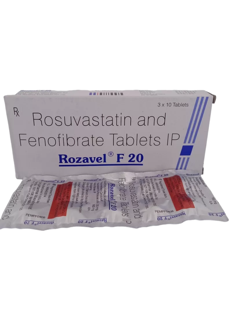 ROZAVEL F 20 - 10 TABLETS - Image 2