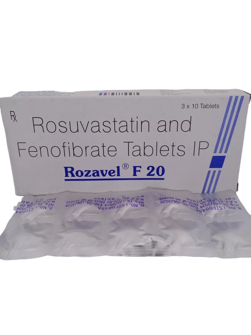 ROZAVEL F 20 - 10 TABLETS - Image 3