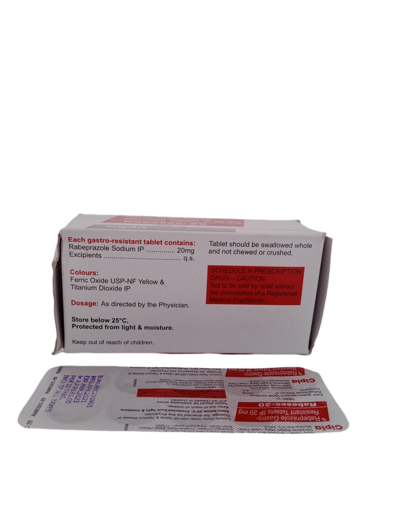 RABESEC 20 MG - 10 TABLETS - Image 4