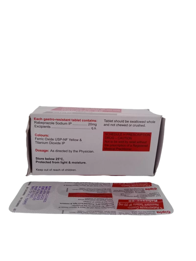 RABESEC 20 MG - 10 TABLETS - Image 4