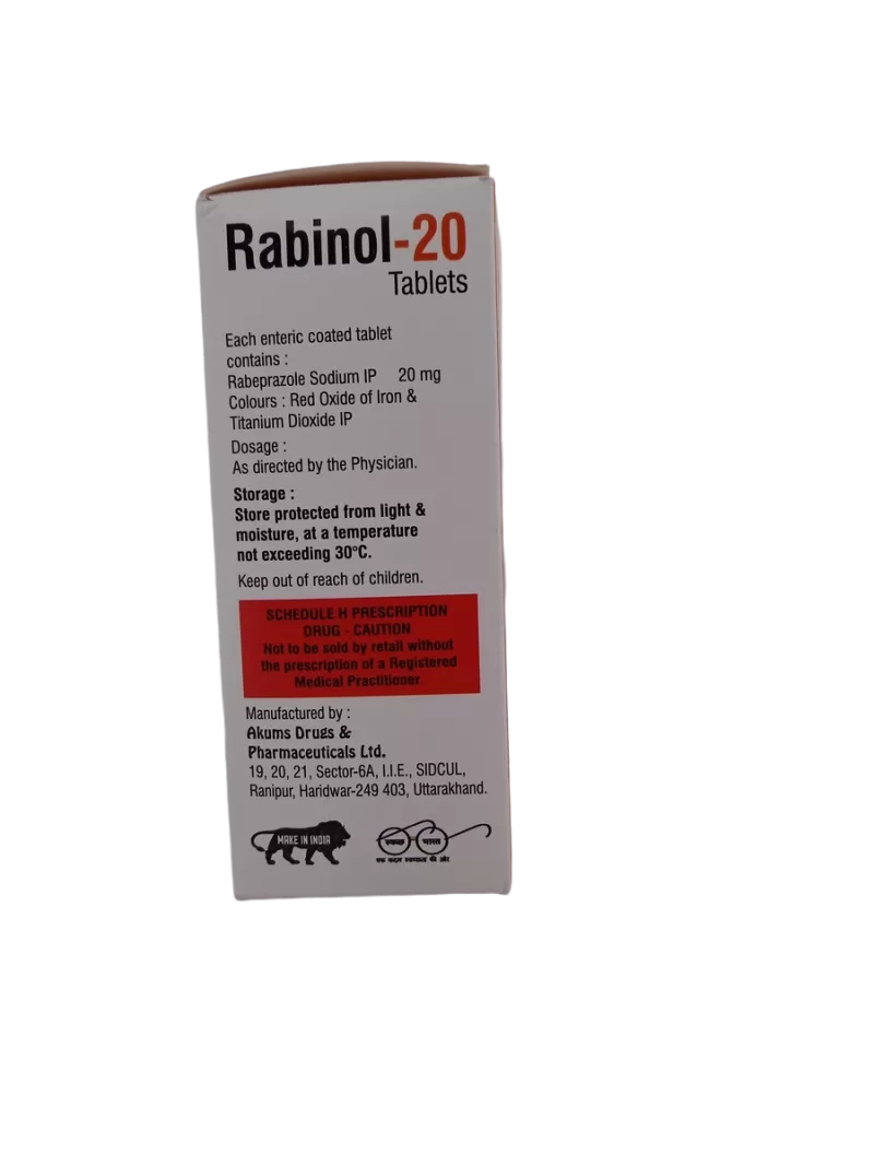 RABINOL 20 MG - 10 TABLETS - Image 4