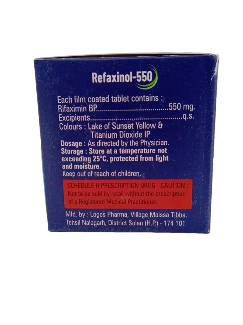 REFAXINOL 550 MG - 10 TABLETS - Image 4