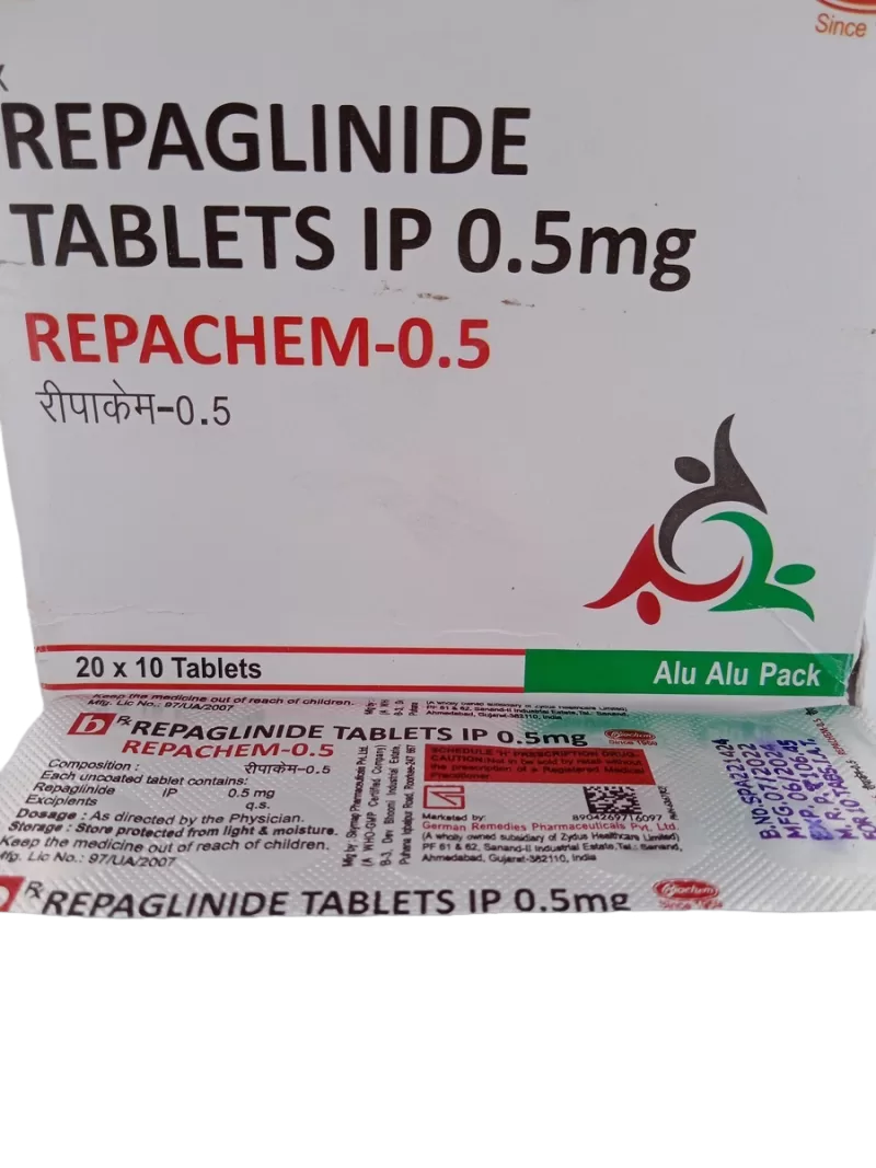 REPACHEM 0.5 MG - 10 TABLETS - Image 3