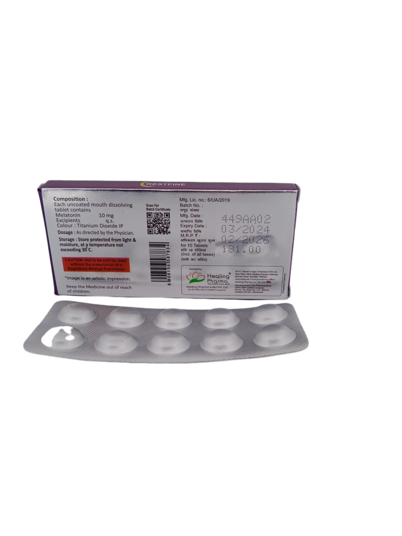 RESTFINE 10 MG - 10 TABLETS - Image 4