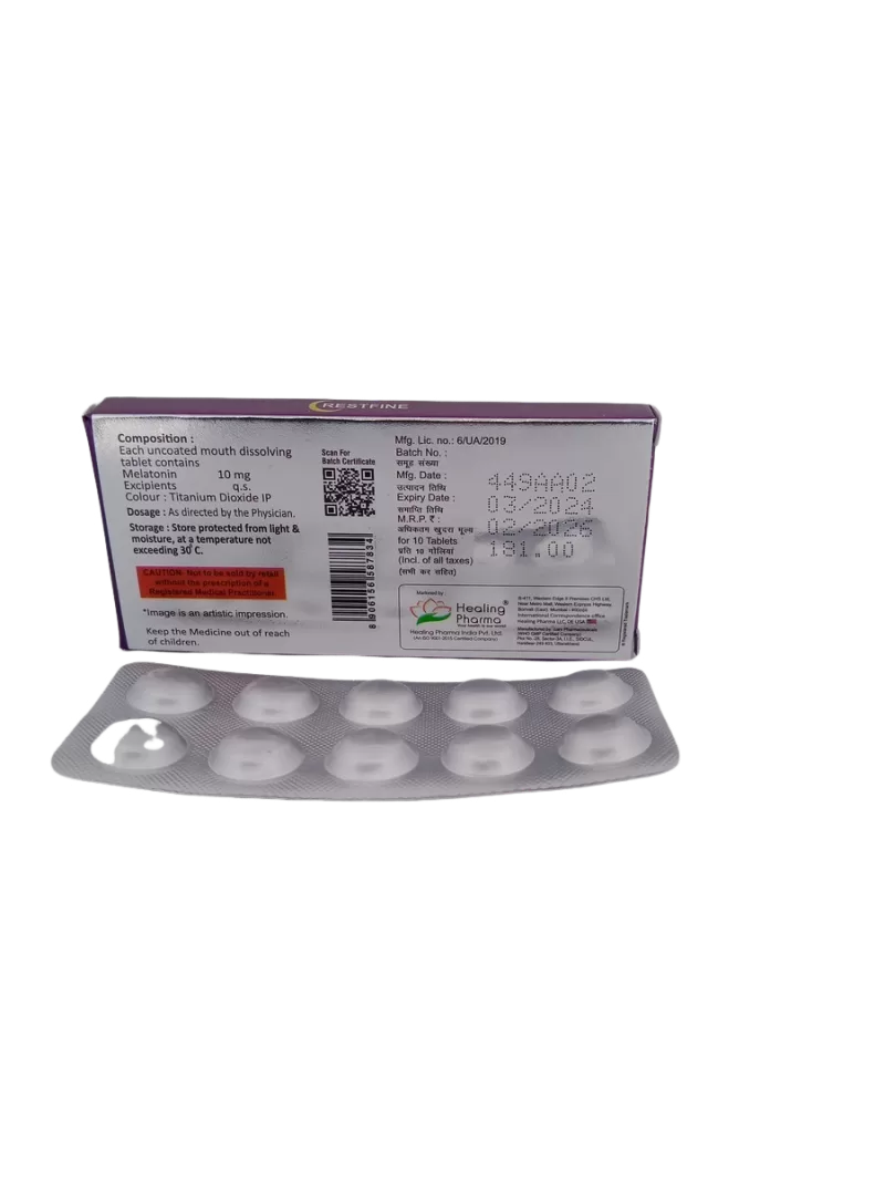 RESTFINE 10 MG - 10 TABLETS - Image 4