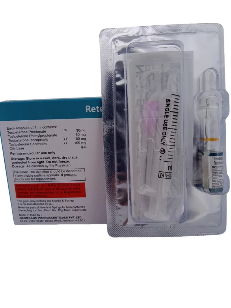 RETESTO INJECTION - 10 AMPOULES - Image 4