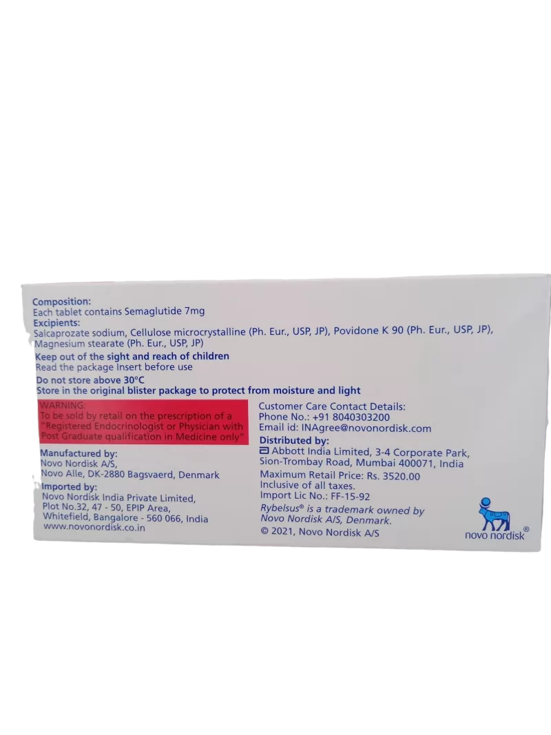 RYBELSUS 7 MG - 10 TABLET - Image 2