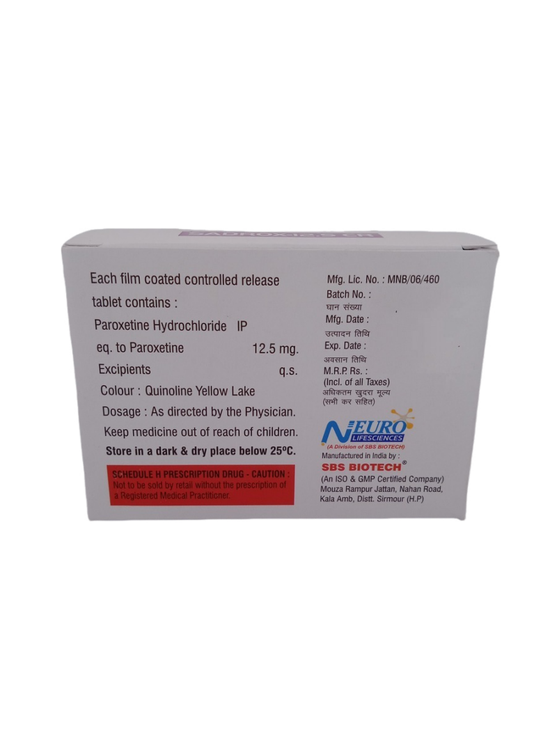 SADROX 12.5 CR - 10 TABLETS - Image 4