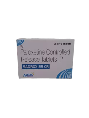 SADROX 25 CR - 10 TABLETS