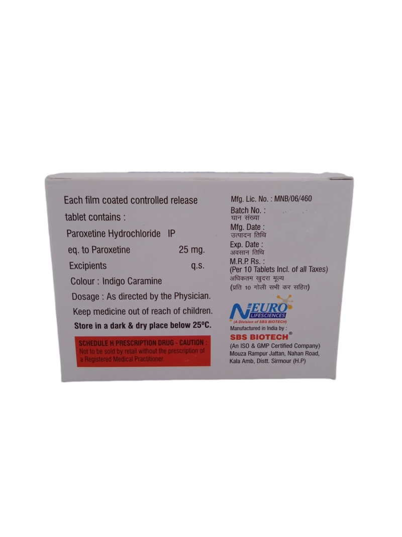 SADROX 25 CR - 10 TABLETS - Image 4