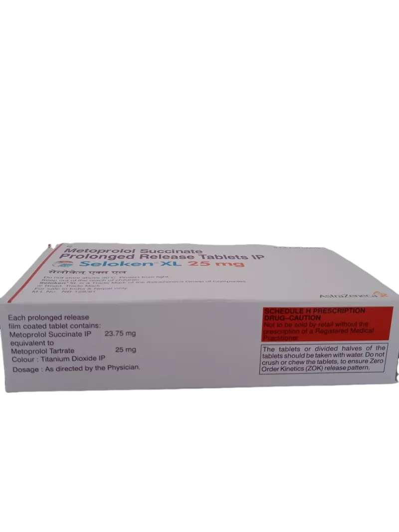 SELOKEN XL 25 MG - 30 TABLETS - Image 4