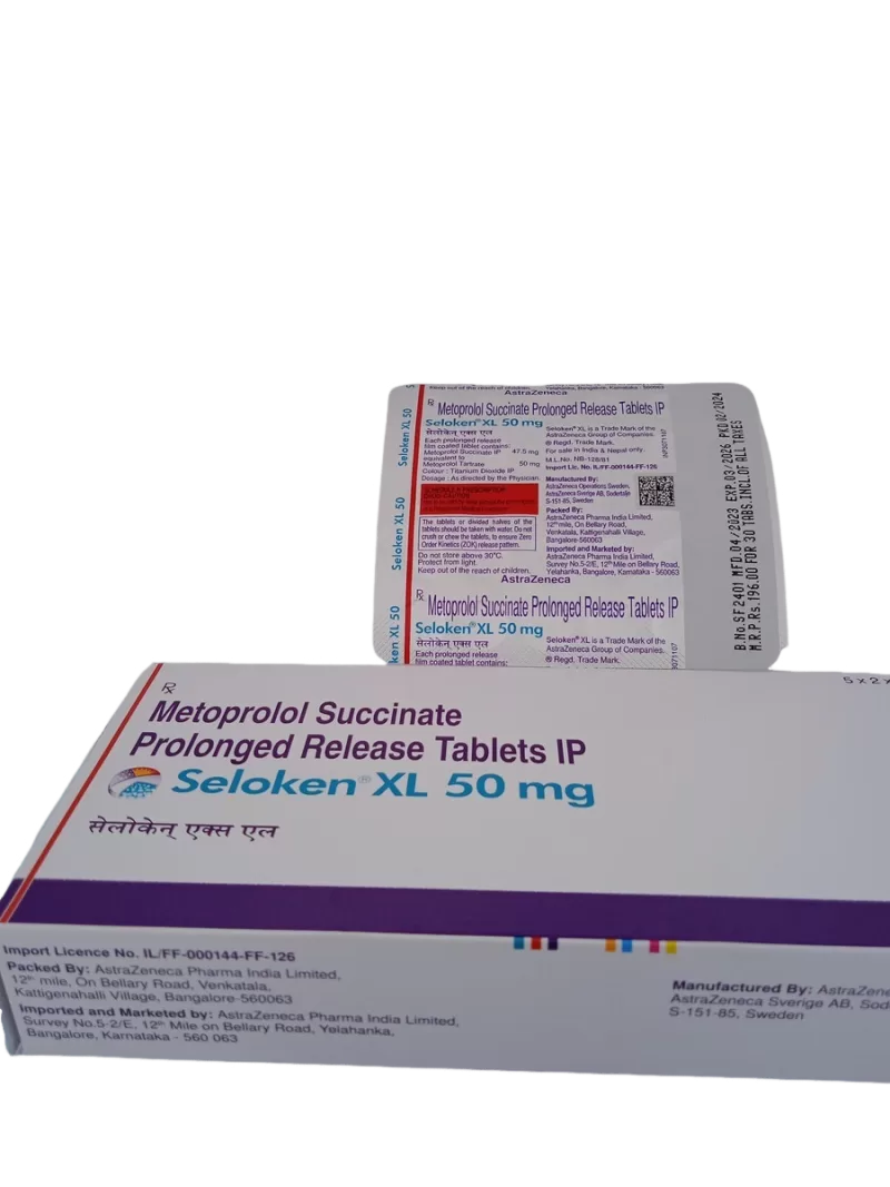 SELOKEN XL 50 MG - 30 TABLETS - Image 4