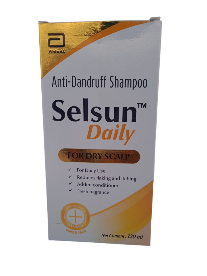 SELSUN DAILY FOR DRY SCALP - 1 BOTTLE OF 120ML