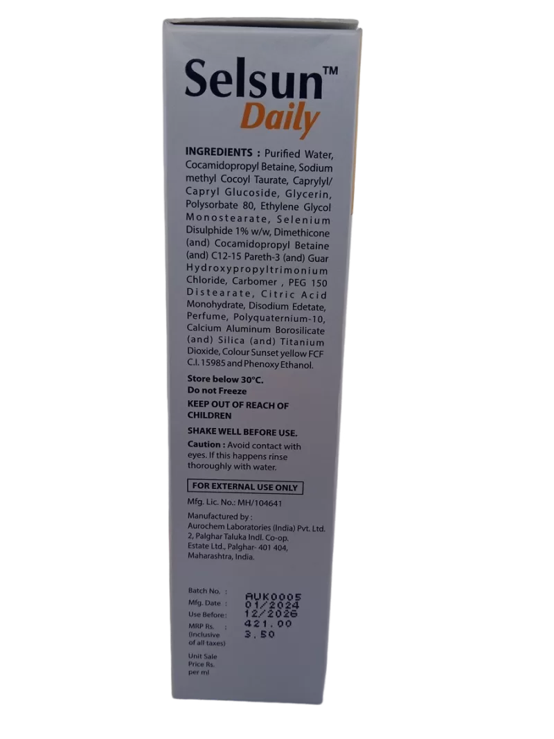 SELSUN DAILY FOR DRY SCALP - 1 BOTTLE OF 120ML - Image 4