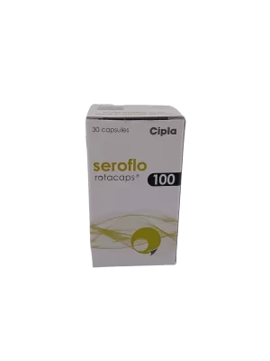 SEROFLO ROTACAPS 100 - 1 BOTTLE OF 30