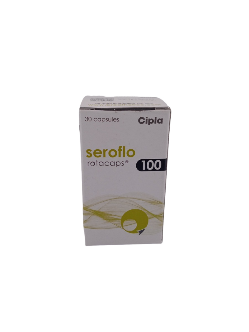 SEROFLO ROTACAPS 100 - 1 BOTTLE OF 30