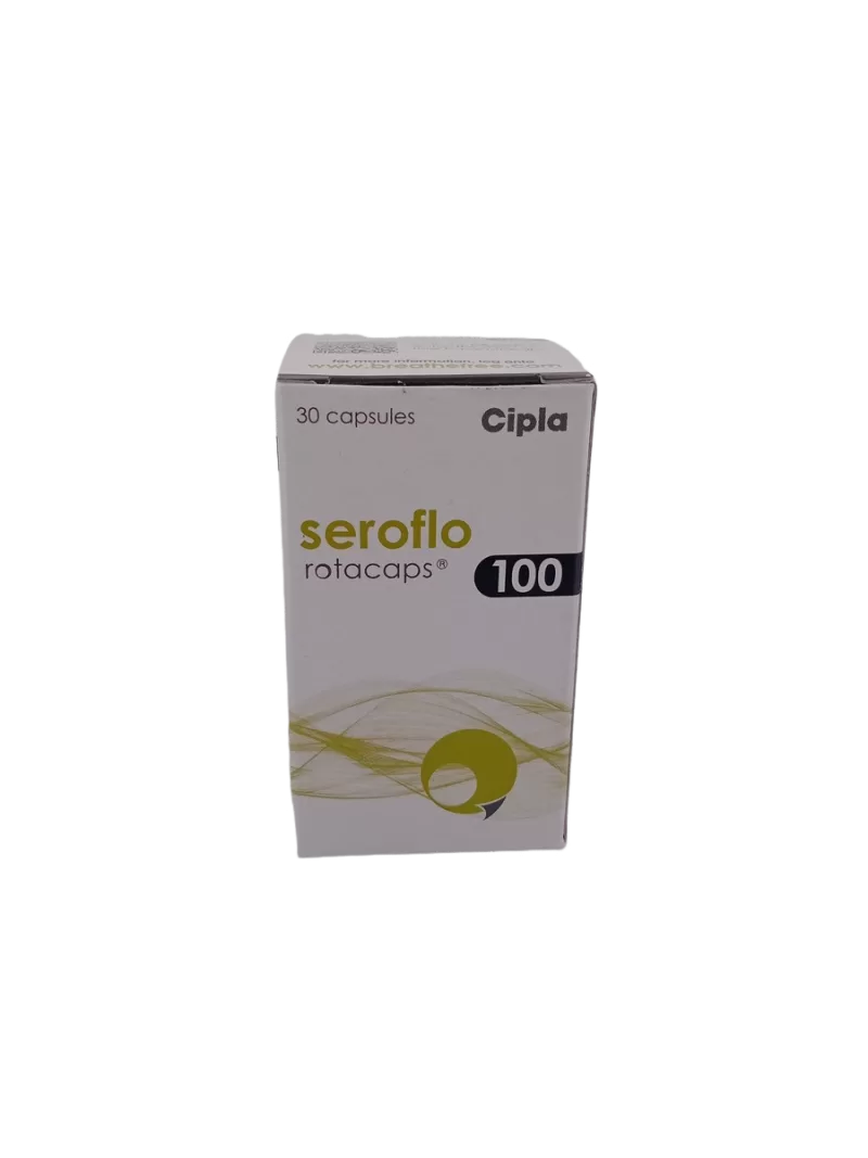 SEROFLO ROTACAPS 100 - 1 BOTTLE OF 30