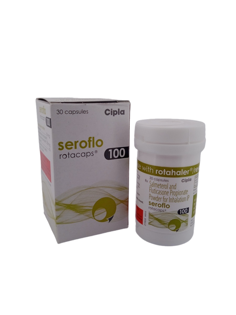SEROFLO ROTACAPS 100 - 1 BOTTLE OF 30 - Image 2